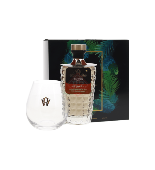 Holy Water Licquorice 50cl + Glas Incl. Doos