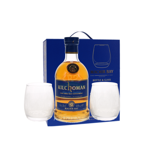 Kilchoman Machir Bay + 2 Glazen