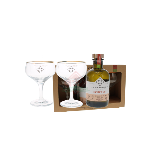 Maredsous Invictus 50cl + 2 Glazen