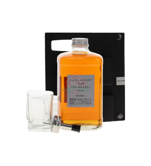Nikka From The Barrel Silhouette + 2 Glasses