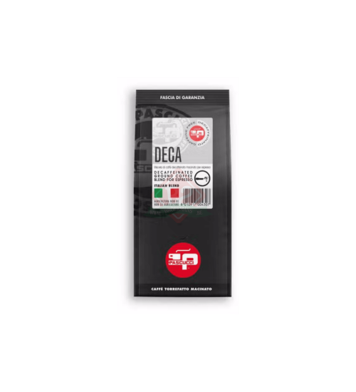 Pascucci Decafeine Italian Blend For Espresso Gemalen 250 Gram