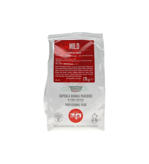 Pascucci Pads Mild Espresso Dolce 25 Stuks 175 Gram (Enkel Voor Pascucci Koffiemachines!)