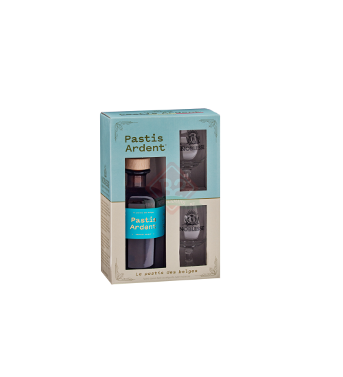 Pastis Ardent + 2 Glasses 50cl
