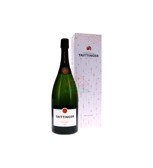 Taittinger Brut Reserve Magnum (1,5l) + Giftbox Boîte Incl.