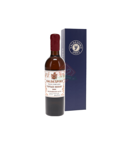 Valdespino Palo Cortado Macharnudo Alto Single Vineyard 2001 37,5cl Incl. Doos