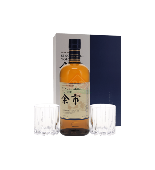 Yoichi Single Malt + 2 Glazen