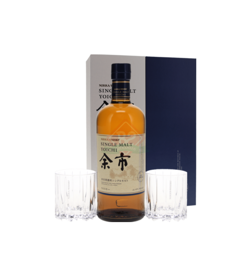 Yoichi Single Malt + 2 Glasses Incl. Box